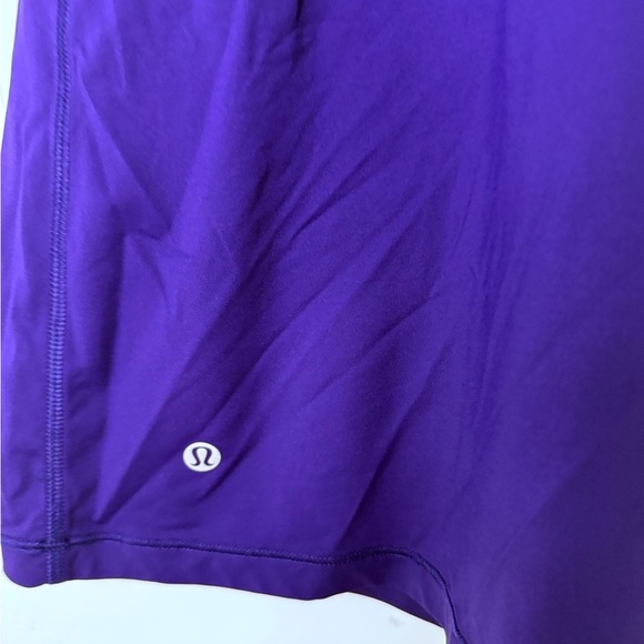Lululemon Purple Fast As Light 2 in 1 Tank Workout Top with Cut Out Design - Picture 3 of 11